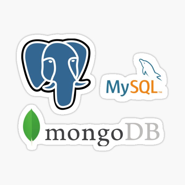Open Source Databases Combo Pack Sticker
