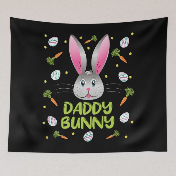 Item preview, Daddy Bunny Easter Rabbit Carrot Egg Hunt Men Adult Gift designed and sold by ZNOVANNA.