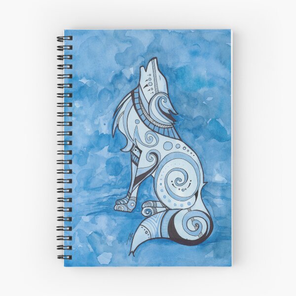 Item preview, Spirit of the Wolf - Blue designed and sold by TalynDraconmore.