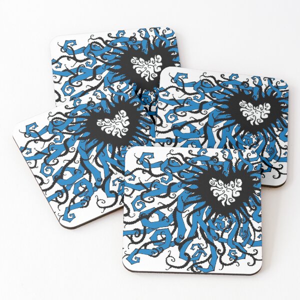 Item preview, Tangled Heart in Blue designed and sold by Metallic Visions.