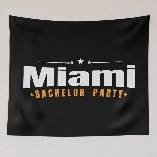 Item preview, Bachelor Party Shirt Miami Pre Wedding Celebration Tee designed and sold by haselshirt.