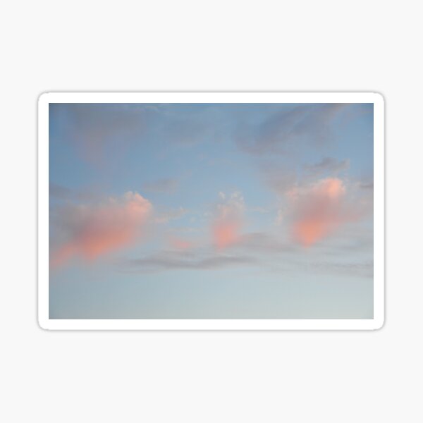 Pastel clouds Sticker