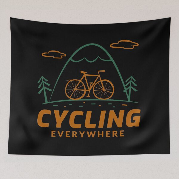 Item preview, Cycling Everywhere designed and sold by MrTeeTime.