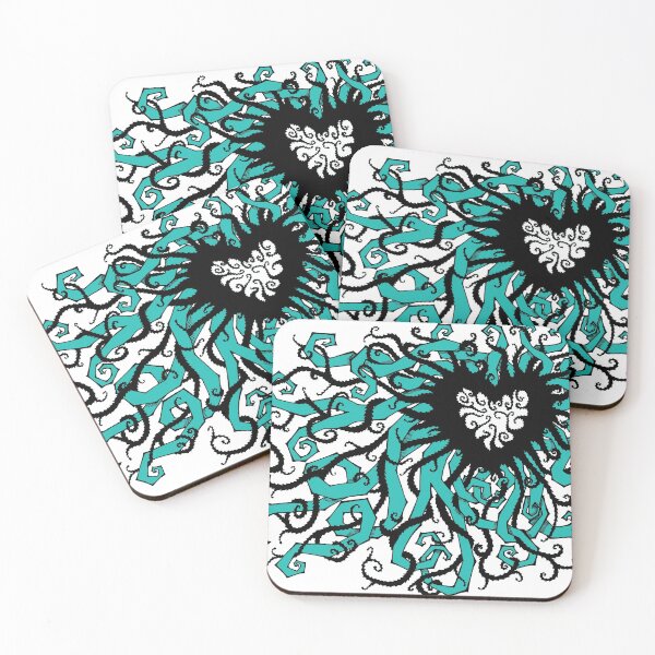 Item preview, Tangled Heart in Teal designed and sold by Metallic Visions.