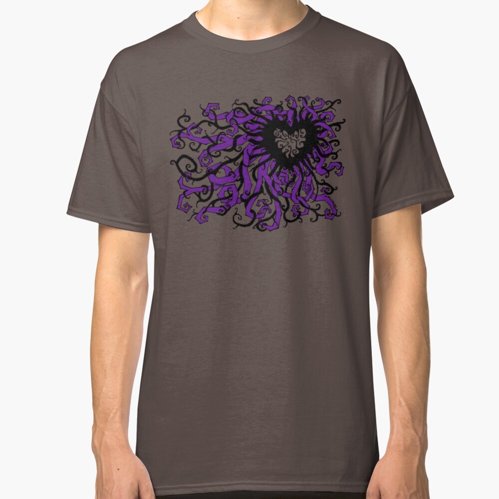 Tangled Heart in Violet Classic T-Shirt
