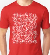 Pile of White Bicycles Unisex T-Shirt