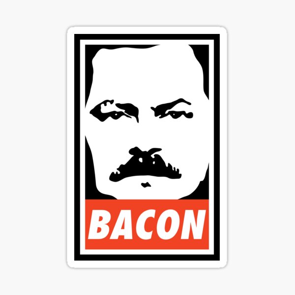 BACON (Colour) Sticker