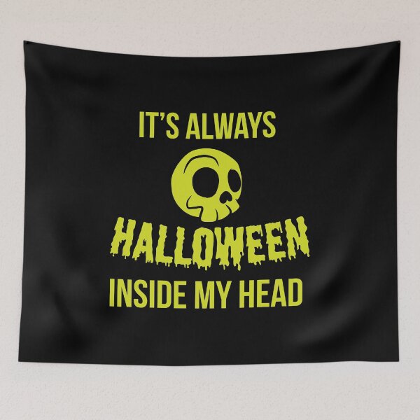 Item preview, Halloween Shirt Always Halloween In My Head Gift Tee designed and sold by haselshirt.