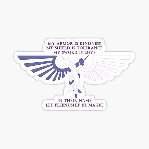 Let Friendship Be Magic Sticker