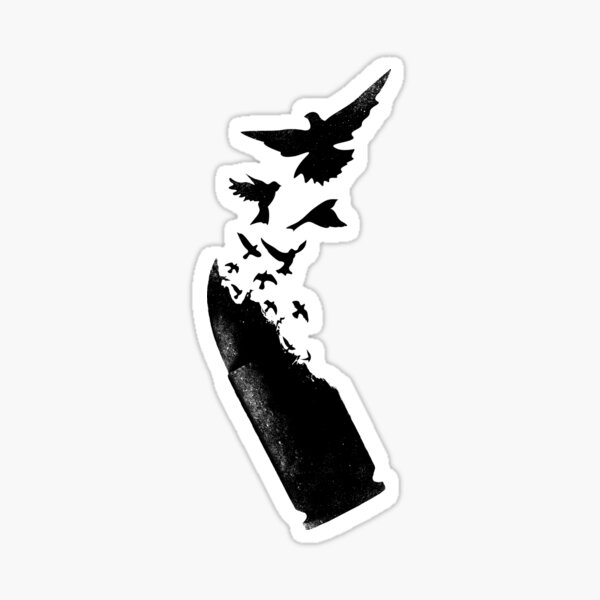Bullet Birds Sticker