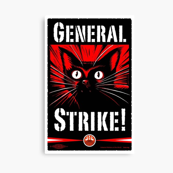 ¡Huelga general! Lienzo