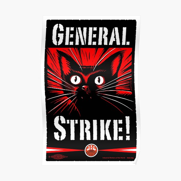 ¡Huelga general! Póster