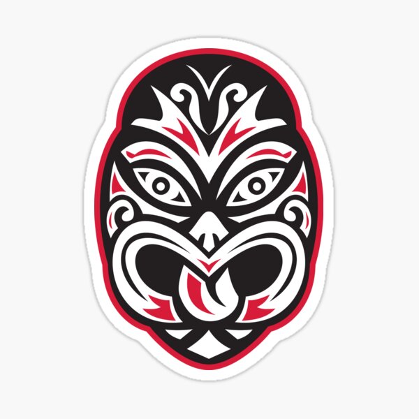 Aftermath Moko Tattoo Skull DECAL 4.5 x 6.0" INCH  sticker DECAL 