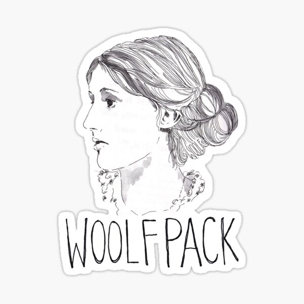 Item preview, Virginia Woolfpack designed and sold by Moonlightoak.