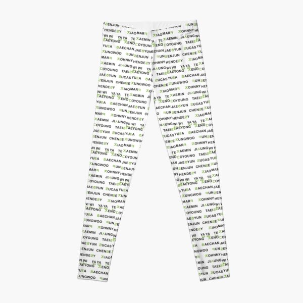 NCT - Hangul names. (WHITE) 18 MEMBERS Leggings for Sale by