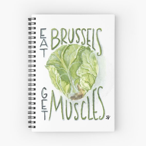 Item preview, Eat Brussels Get Muscles designed and sold by sarahvogelart.