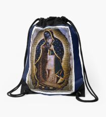 The Virgin Mary of Guadalupe Drawstring Bag
