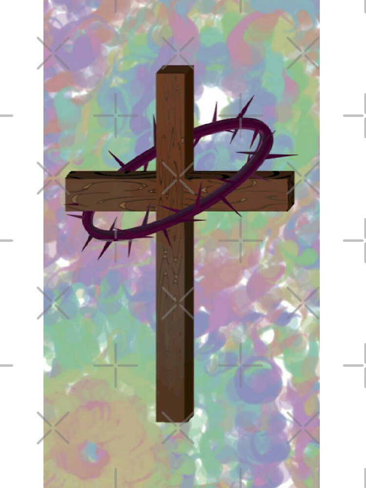 Pastel Tie Dye Cross | Baby One-Piece