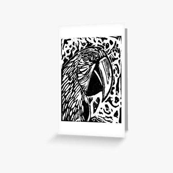 Item preview, Engraved Macaw designed and sold by Rosa Elena Albornoz Mendez.