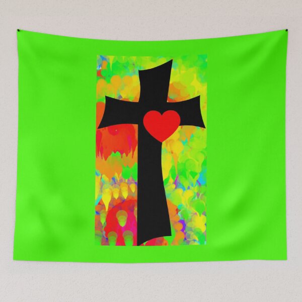 Item preview, Tie Dye Cross designed and sold by Valina Moon Creations.