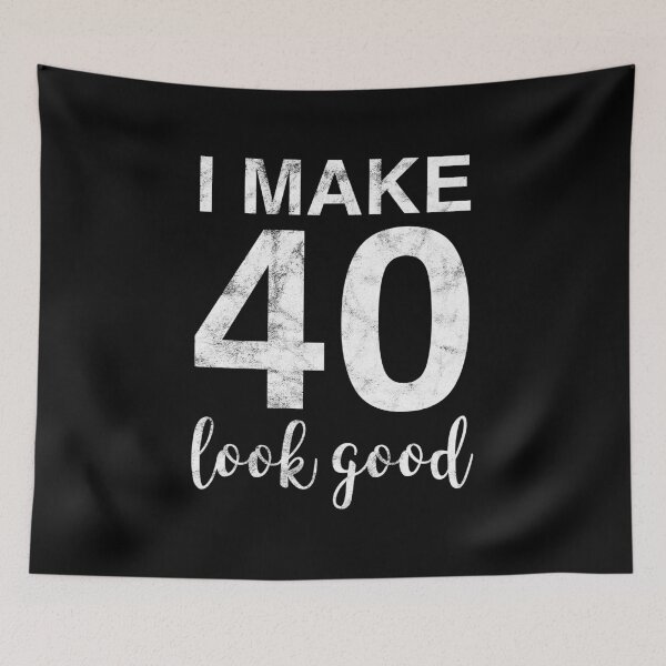 Item preview, I Make 40 Look Good 40th Birthday Gift Idea designed and sold by haselshirt.