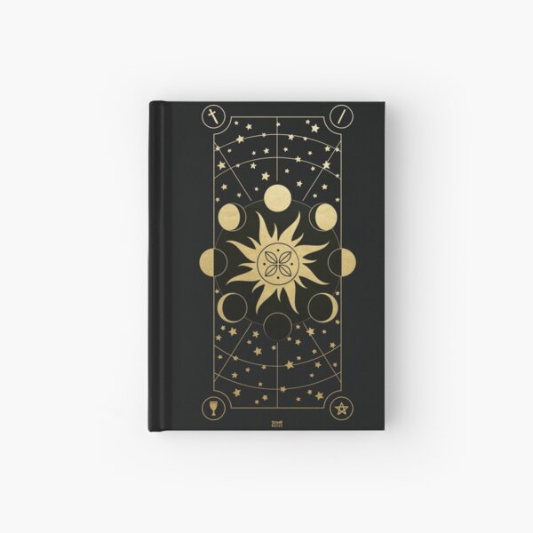 Sun, Moon & Stars Hardcover Journal