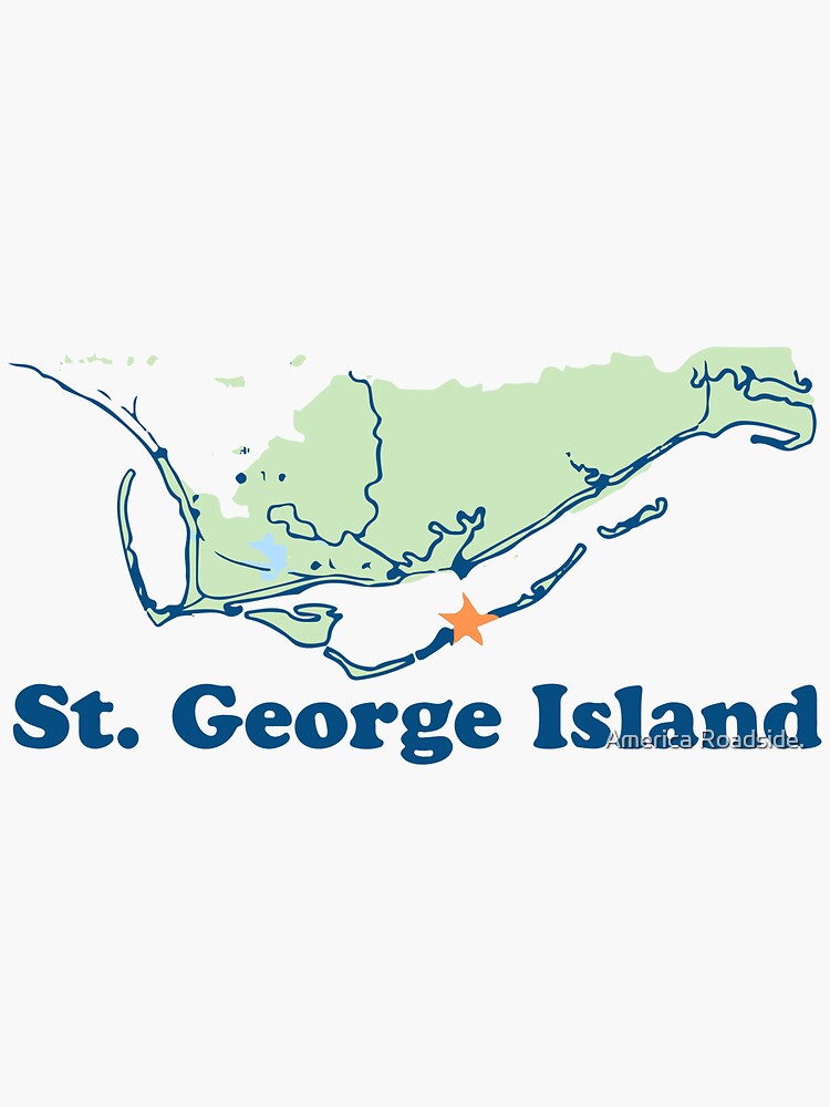 "St. Island Florida." Sticker by ishore1 Redbubble