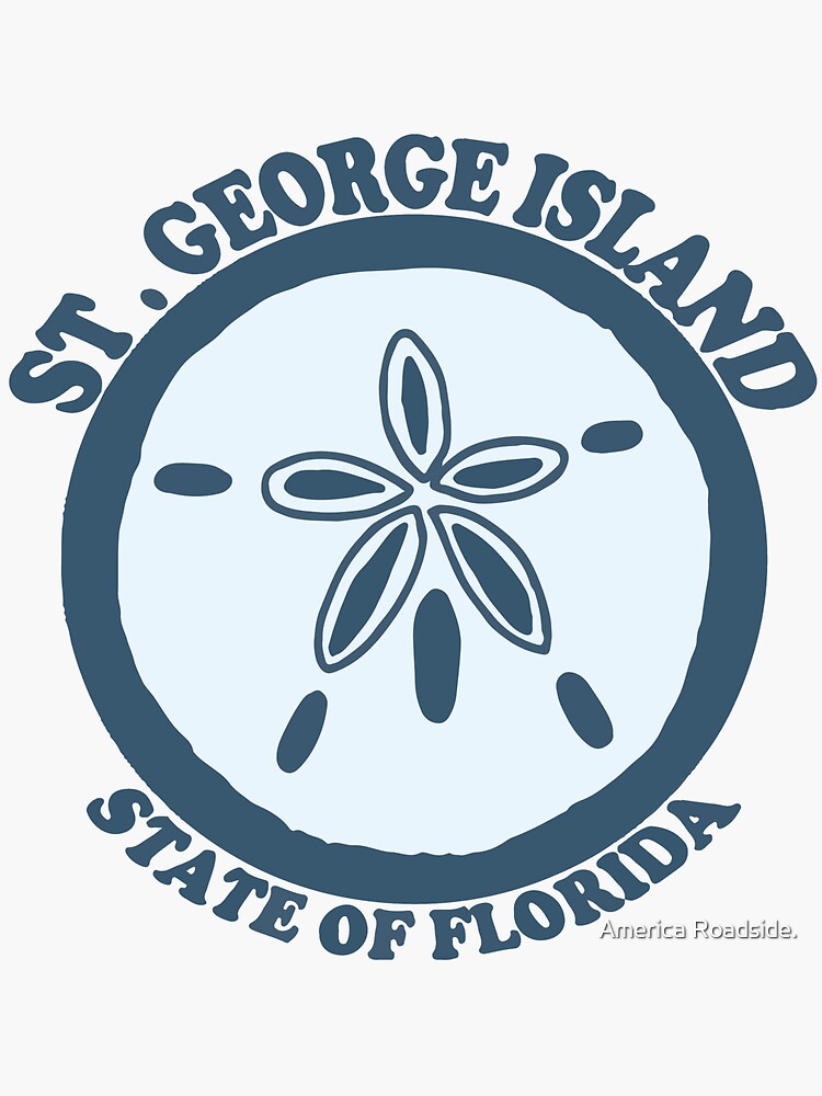 "St. Island Florida." Sticker by ishore1 Redbubble