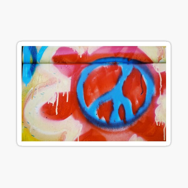Peace sign Sticker