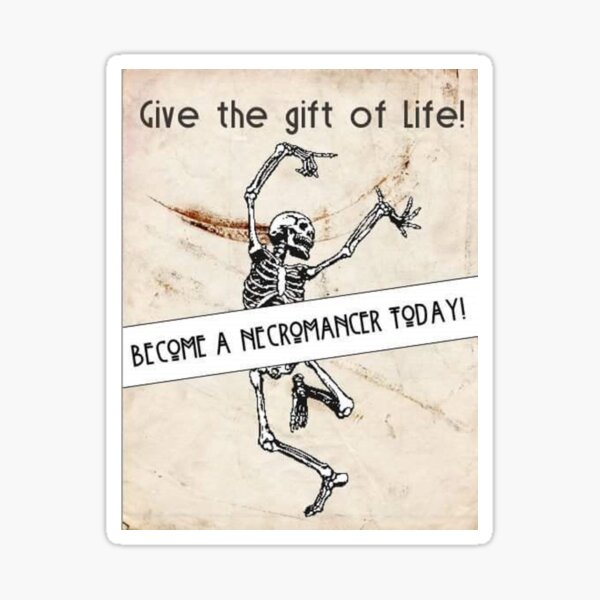Item preview, Become a Necromancer Today! designed and sold by Silas Clish.