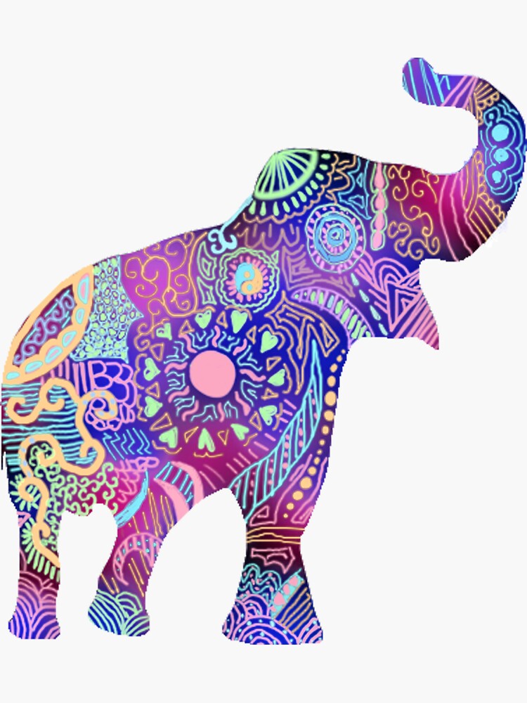 "Elephant" Sticker by mreedd Redbubble