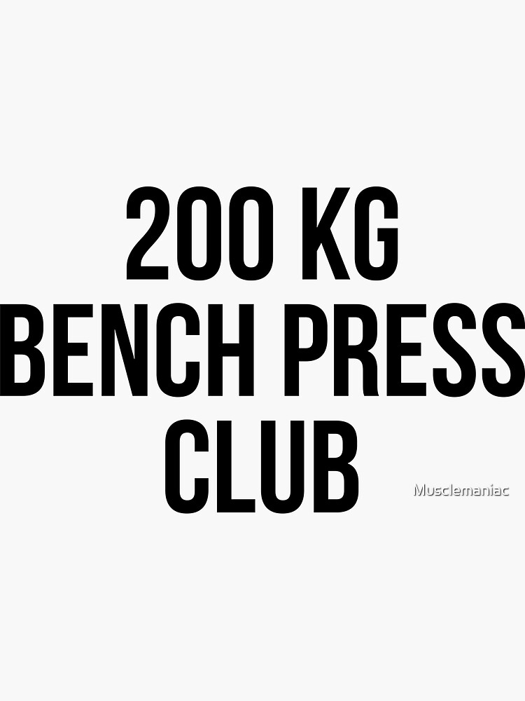 200kg bench online press