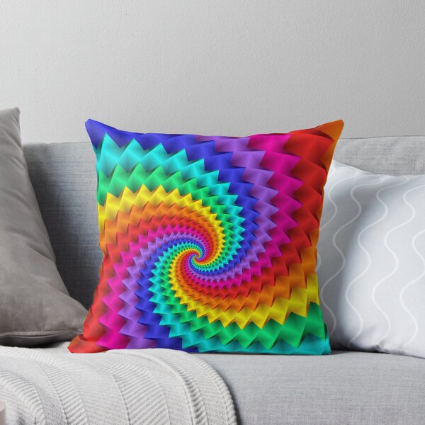 Item preview, Rainbow Fractal Spiral designed and sold by Kitty Bitty.