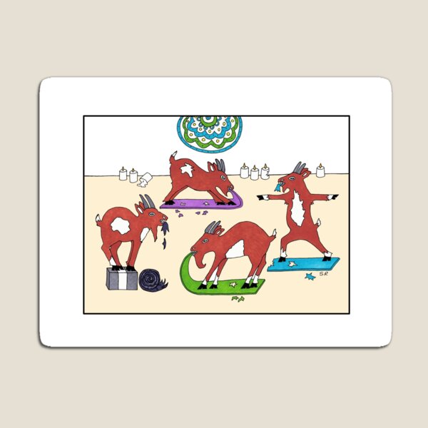 Goat Yoga Gone Bad Magnet