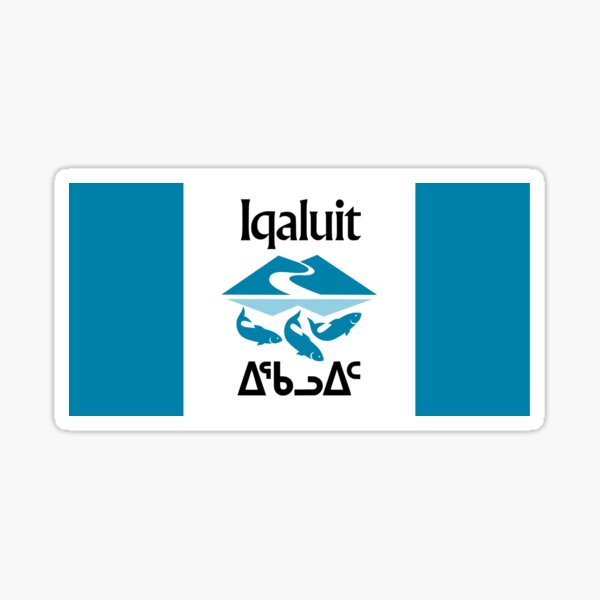 Flag of Iqaluit Sticker