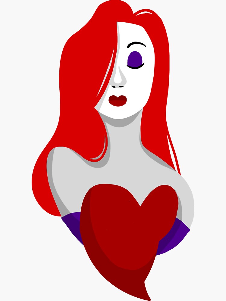 Jessica Rabbit Sticker by norahsbe