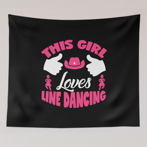 Item preview, Line Dance Shirt This Girl Loves Line Dancing Gift Tee designed and sold by haselshirt.