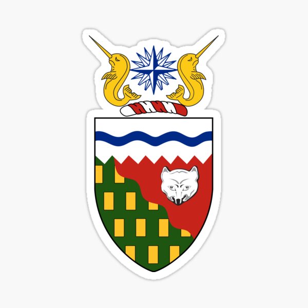 Northwest Territories Coat of Arms Sticker