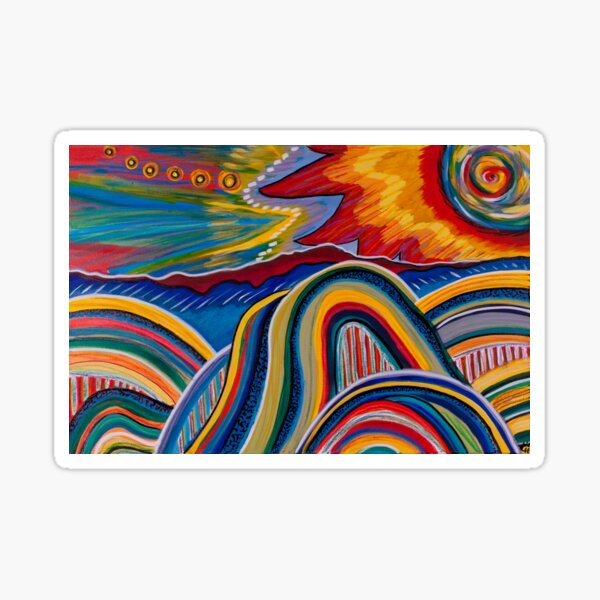 Radiate Positivity Sticker