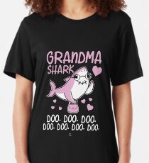 Grandma shark gift Slim Fit T-Shirt