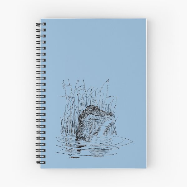 Item preview, Reading Alligator | Antique Drawing | Old-Style Illustration designed and sold by freshlypeeled.