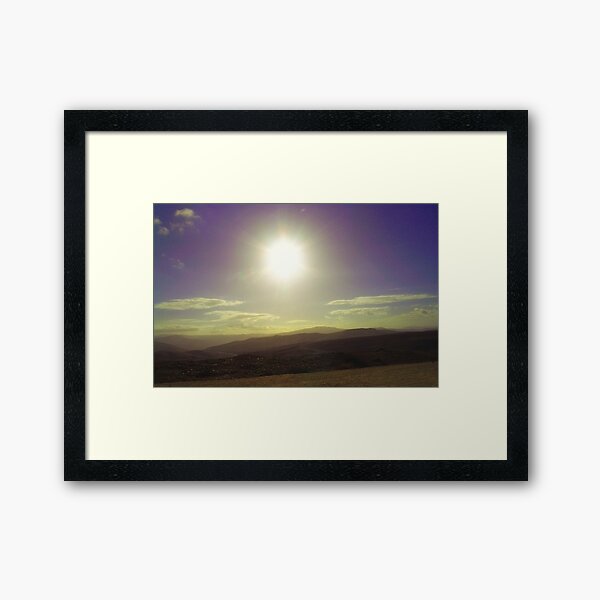 listen to the mountains breathe Framed Art Print