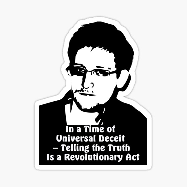 Edward Snowden Sticker