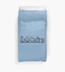 Fruit Party | Antique Drawing | Old-Style Illustration Duvet Cover