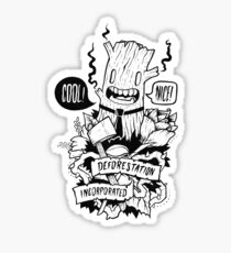 Doodleart - Deforestation Incorporated Sticker