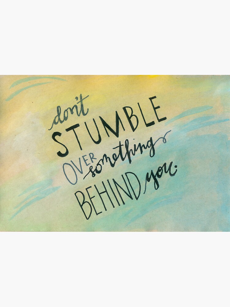 Don't Stumble by crystalliora