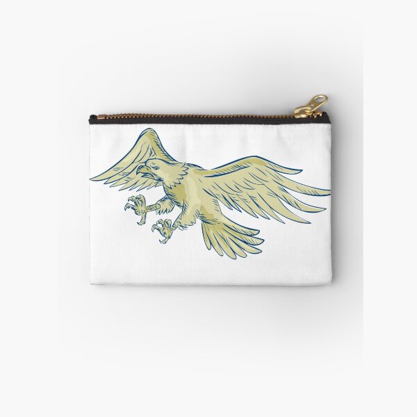 Item preview, Bald Eagle Swooping Etching designed and sold by patrimonio.