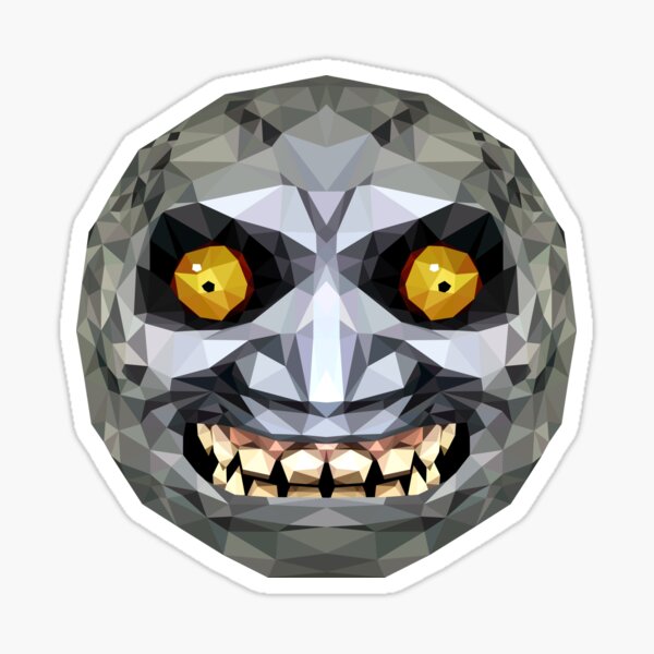 Polygonal Lunacy Majora Moon Sticker