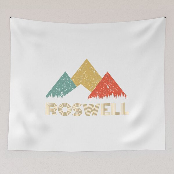 Item preview, Retro City of Roswell Mountain Shirt designed and sold by Theodore Cory.