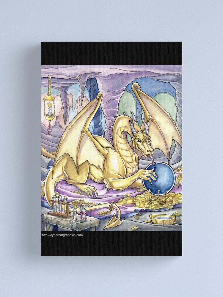 Alternate view of Golden Dragon Canvas Print